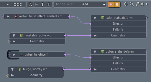 The Foundry relational node schematic.