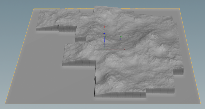 Houdini heightfield projection in OpenGL viewport.